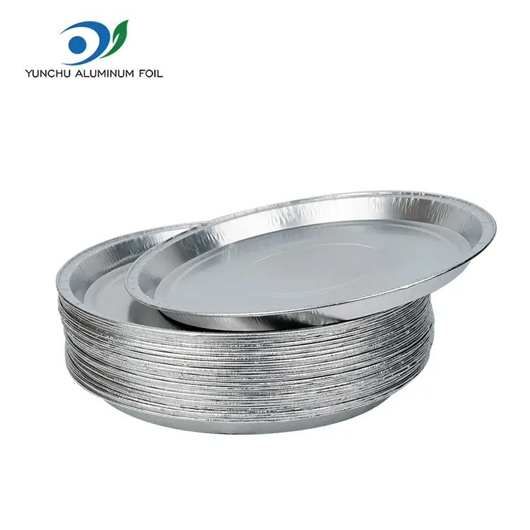 10-12 tum Pizza Pan Silver aluminiumfoliebehållare