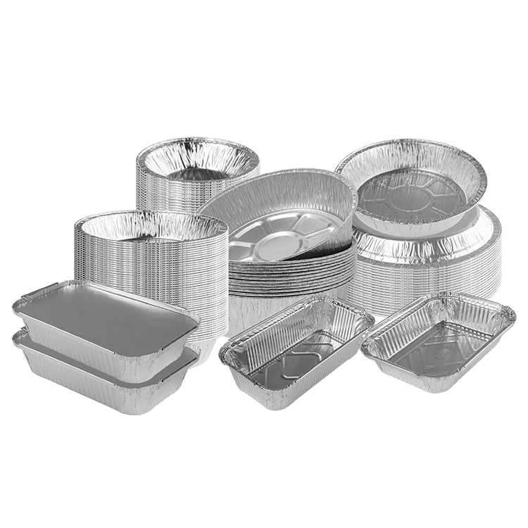 Silveraluminiumfoliebehållare