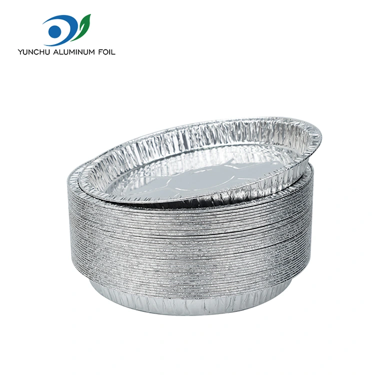 7-9 tum Pizza Pan Silver aluminiumfoliebehållare