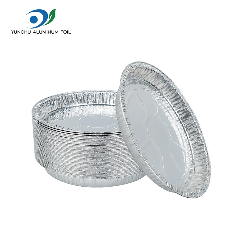 7-9 tum Pizza Pan Silver aluminiumfoliebehållare