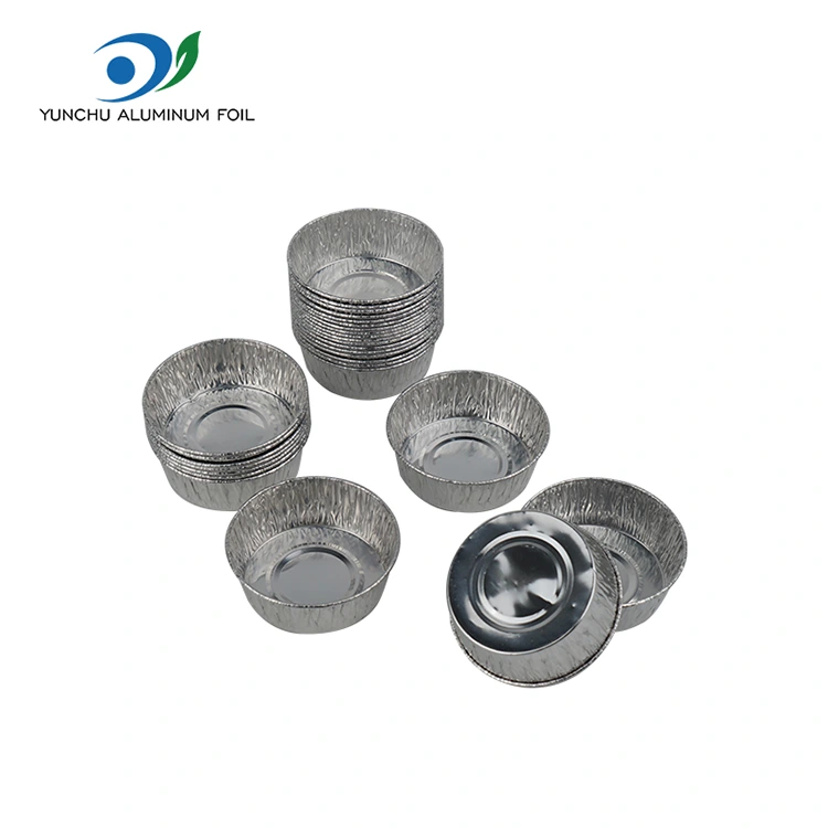 Cake Baking Cup silver aluminiumfolie matbehållare Cake Baking Cup silver aluminiumfolie matbehållare