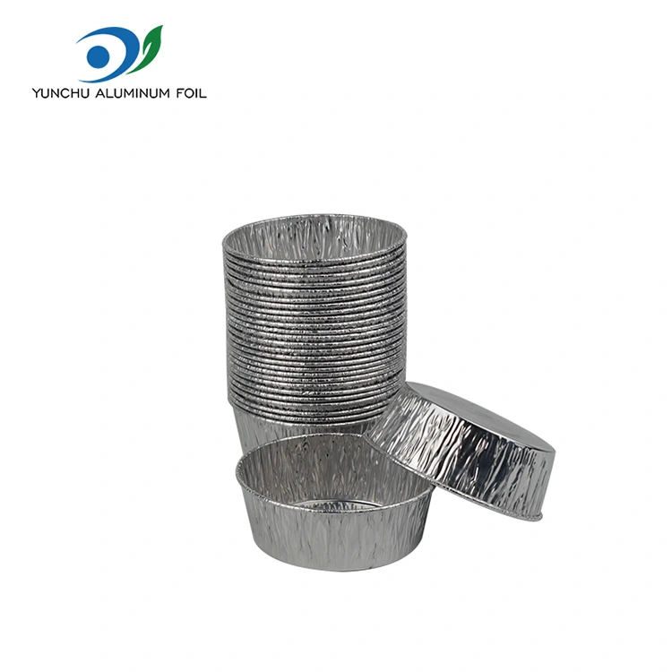Cake Baking Cup silver aluminiumfolie matbehållare