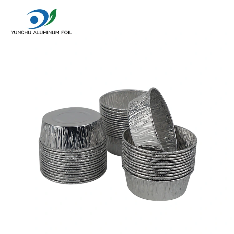 Cake Baking Cup silver aluminiumfolie matbehållare