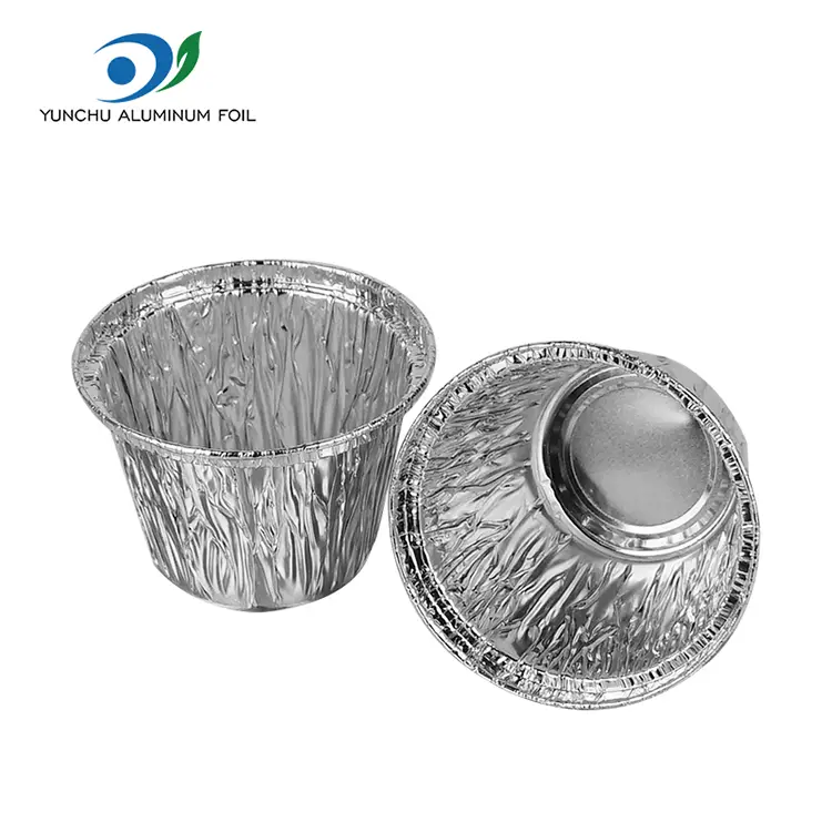 Cake Mold Round Air Fryer Silver aluminiumfoliebehållare för Air Fryer