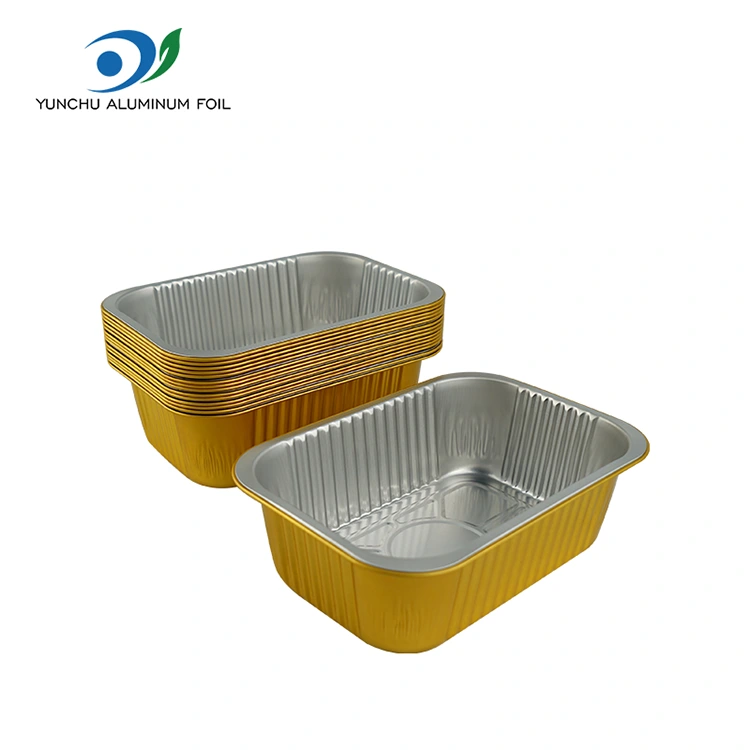 Engångsbehållare av engångs tätning av gratin aluminiumfoliefolie