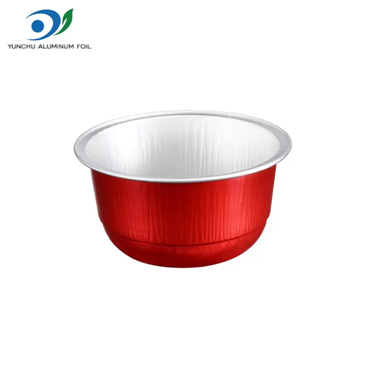 Gyllene aluminiumfolie dessertkopp –150 ml kupolform