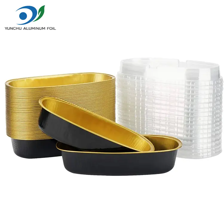 Oval Color Smoothwall aluminiumfoliebehållare Oval Color Smoothwall aluminiumfoliebehållare