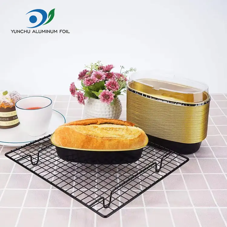 Oval Color Smoothwall aluminiumfoliebehållare