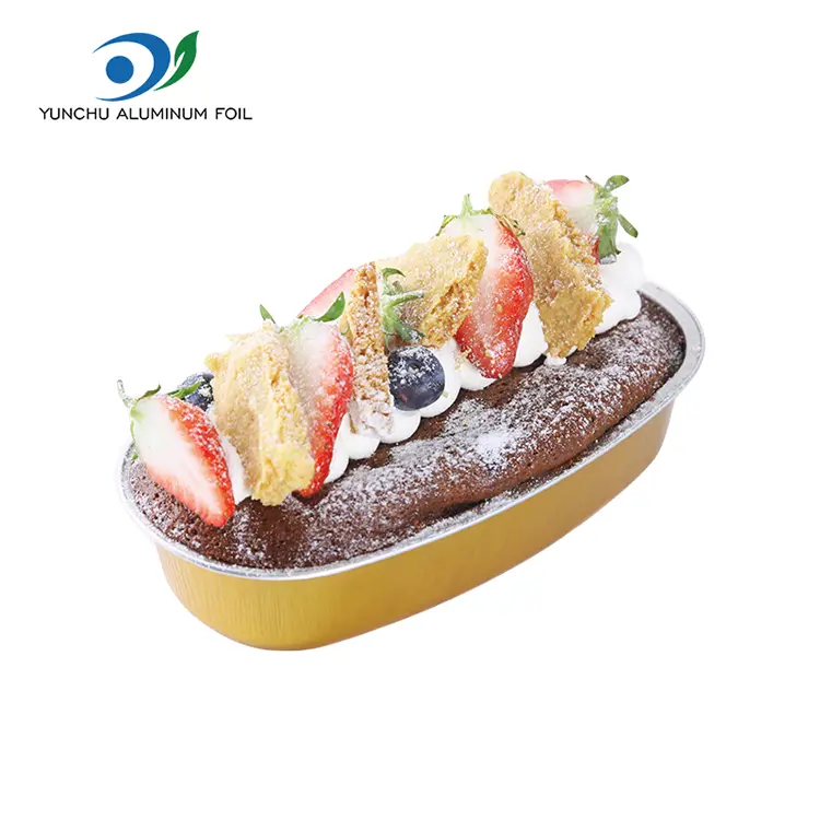 Oval Color Smoothwall aluminiumfoliebehållare