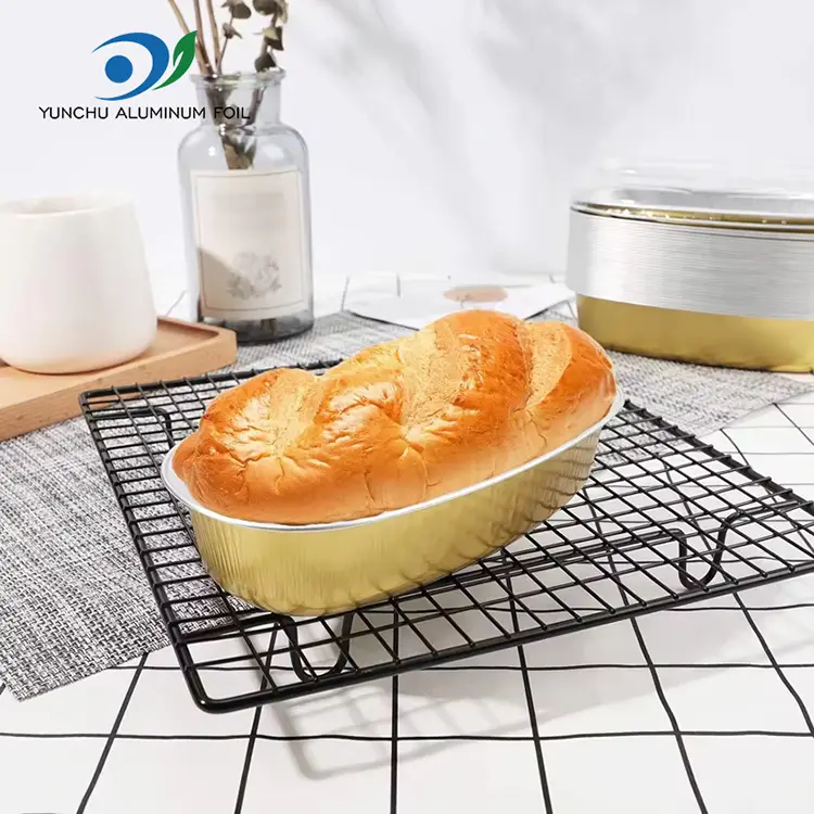 Oval Color Smoothwall aluminiumfoliebehållare