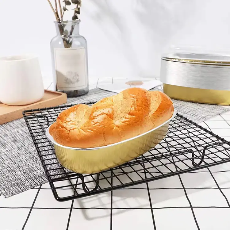 Oval Color Smoothwall aluminiumfoliebehållare