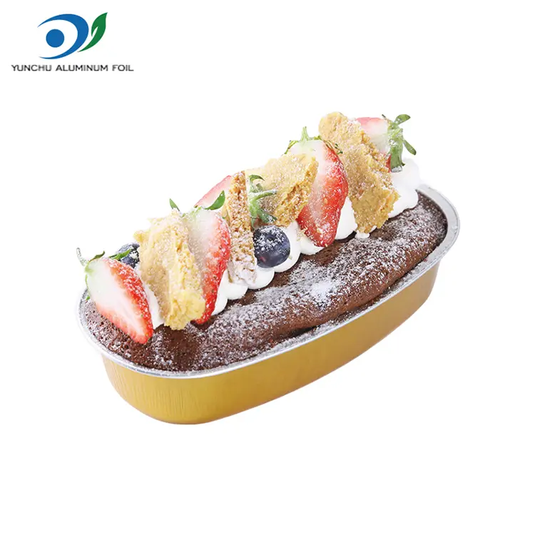 Oval Color Smoothwall aluminiumfoliebehållare