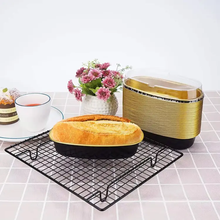 Oval Color Smoothwall aluminiumfoliebehållare