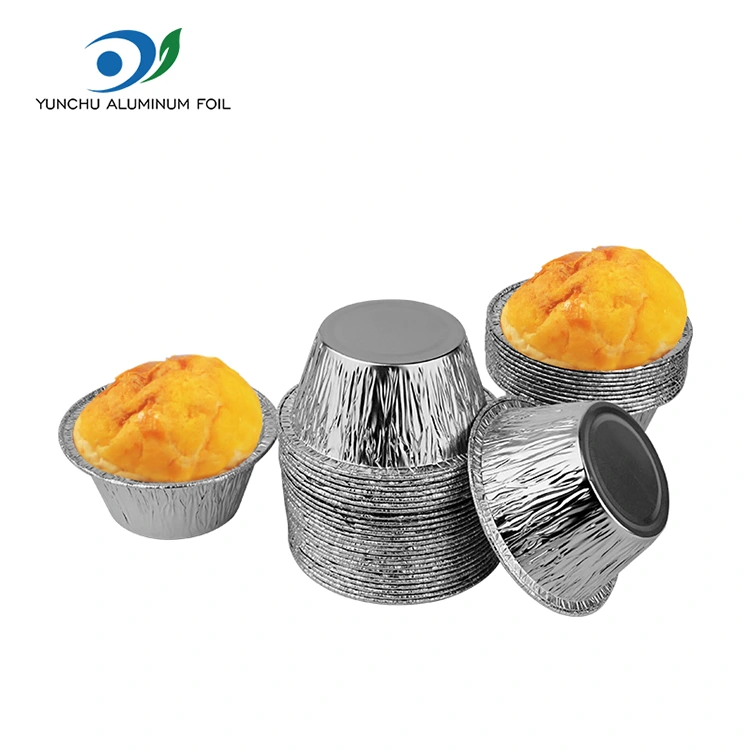 Rund bakning kaka silver aluminium folie mat behållare