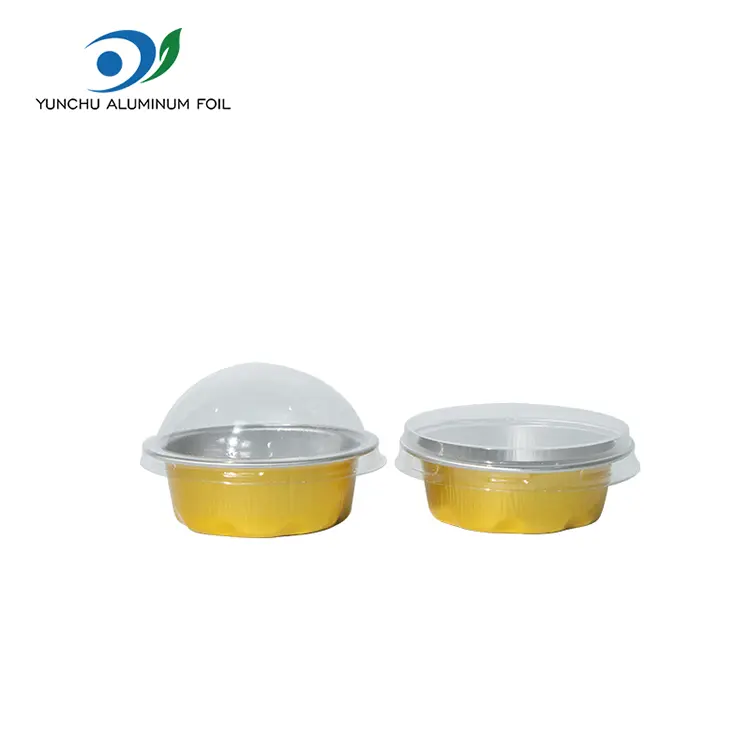 Runda bakformar smidiga aluminiumfoliebehållare
