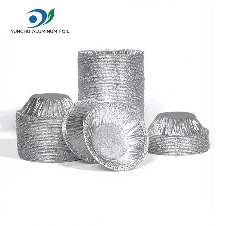 Runda tårta magasilver aluminium folie mat behållare