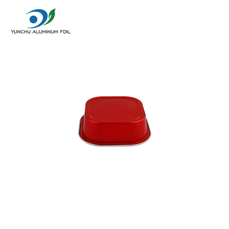 Fyrkantig bakning förtjockad smidig aluminiumfoliebehållare